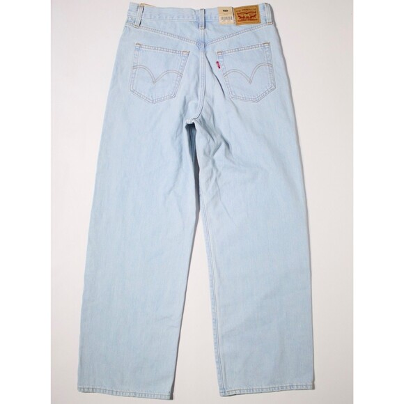 NWT $69.50 Levi's High Waisted Wide Leg Straight Jeans Light Wash Women Sz 29x29 - Picture 3 of 16